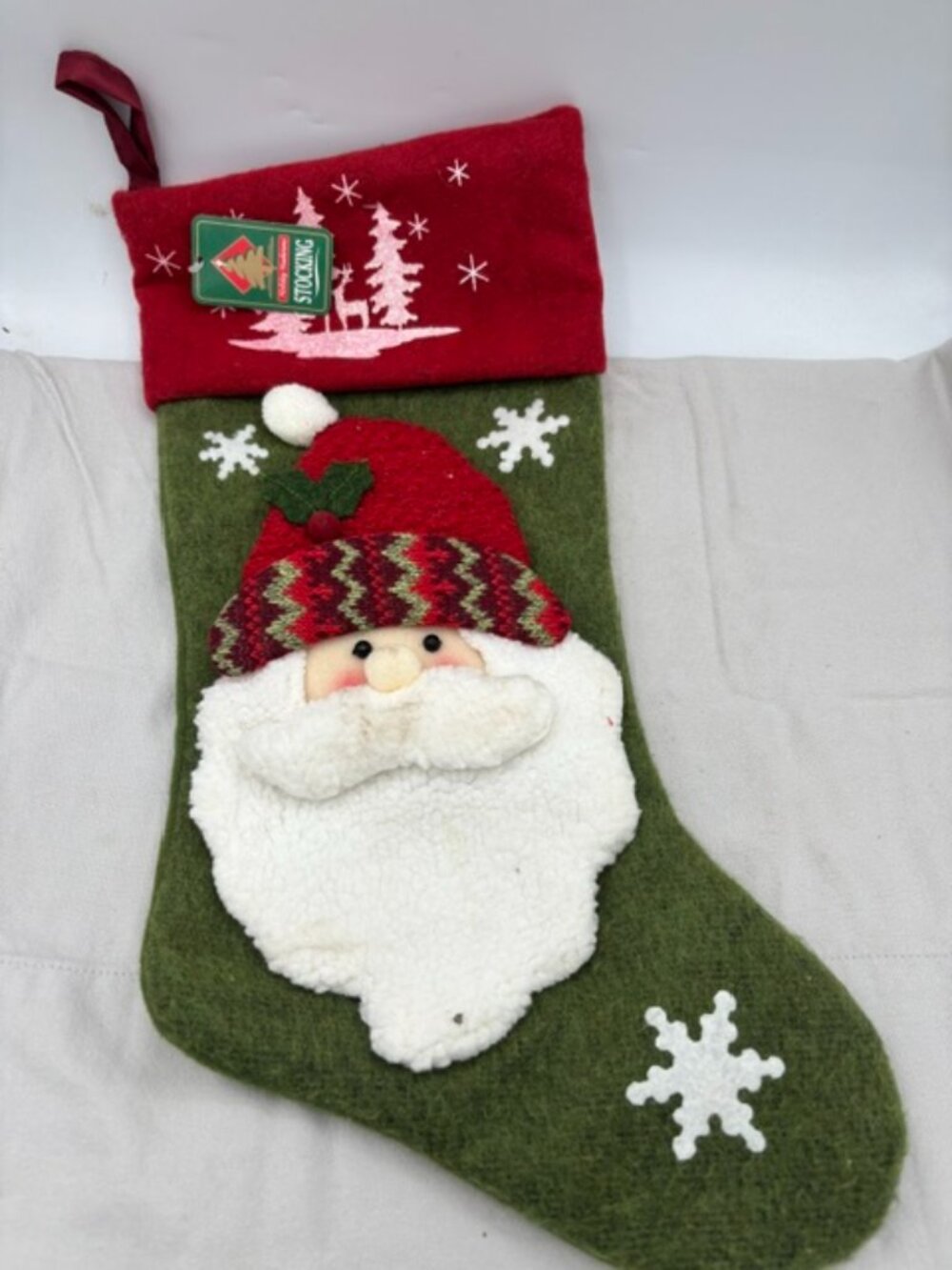 Holiday Traditions Santa Christmas Stocking